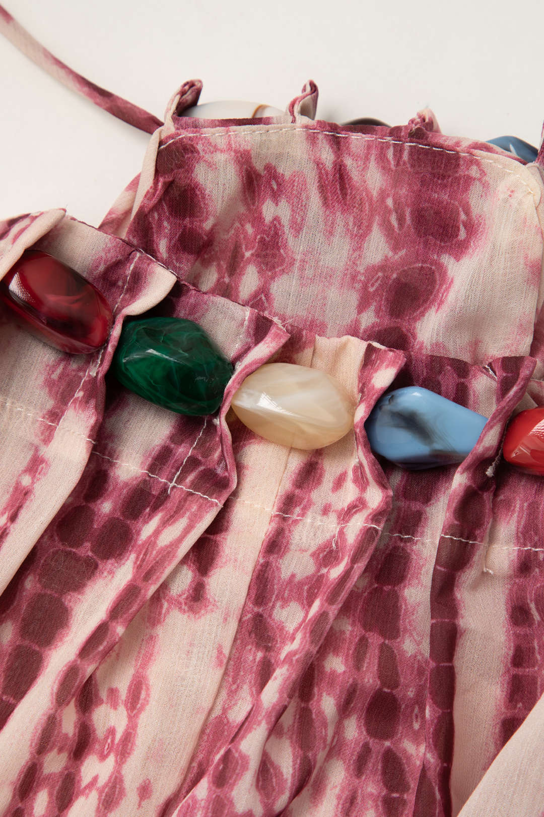 Y2K Tie Dye Beaded Detail Mini Dress - Cute Coquette Aesthetic for Trendy Outfits Y2K Tie Dye Beaded Detail Mini Dress - Cute Coquette Aesthetic for Trendy Outfits