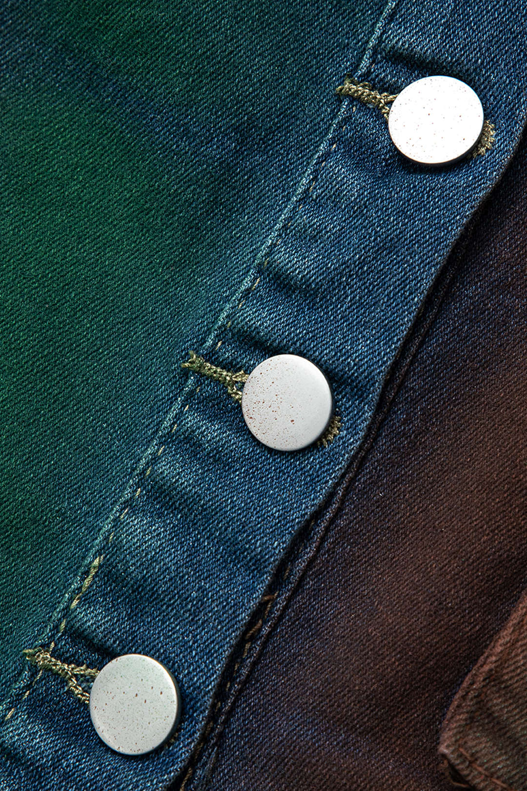 Y2K Tie Dye Button Up Crop Denim Jacket with Flap Pocket Mini Skirt Set for Aesthetic Outfits Y2K Tie Dye Button Up Crop Denim Jacket with Flap Pocket Mini Skirt Set for Aesthetic Outfits