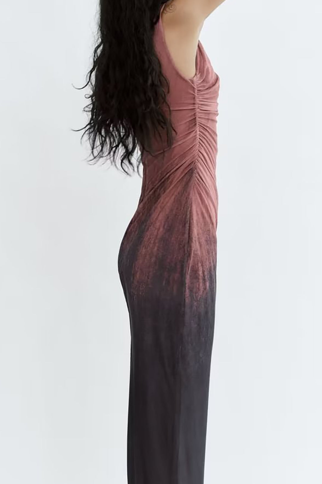 Y2K Tie Dye Mesh Ruched Sleeveless Midi Dress for Trendy Coquette Aesthetic Looks Y2K Tie Dye Mesh Ruched Sleeveless Midi Dress for Trendy Coquette Aesthetic Looks