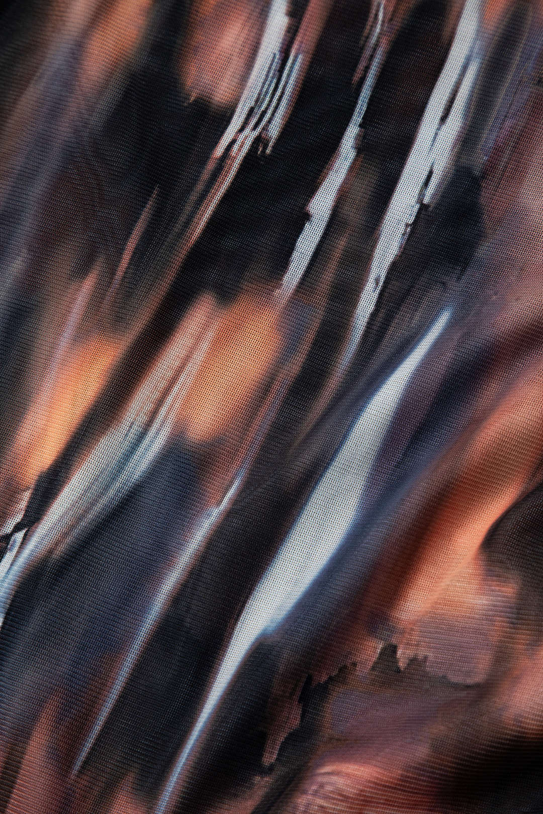 Y2K Tie Dye Mock Neck Mesh Long Sleeve Midi Dress with Lining for Aesthetic Vibes Y2K Tie Dye Mock Neck Mesh Long Sleeve Midi Dress with Lining for Aesthetic Vibes