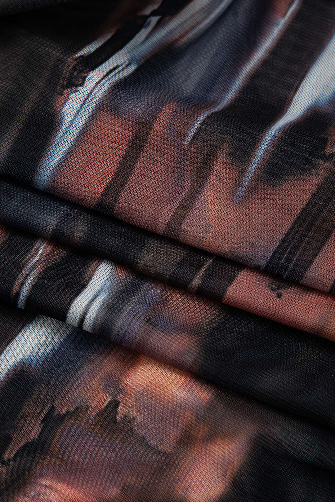 Y2K Tie Dye Mock Neck Mesh Long Sleeve Midi Dress with Lining for Aesthetic Vibes Y2K Tie Dye Mock Neck Mesh Long Sleeve Midi Dress with Lining for Aesthetic Vibes