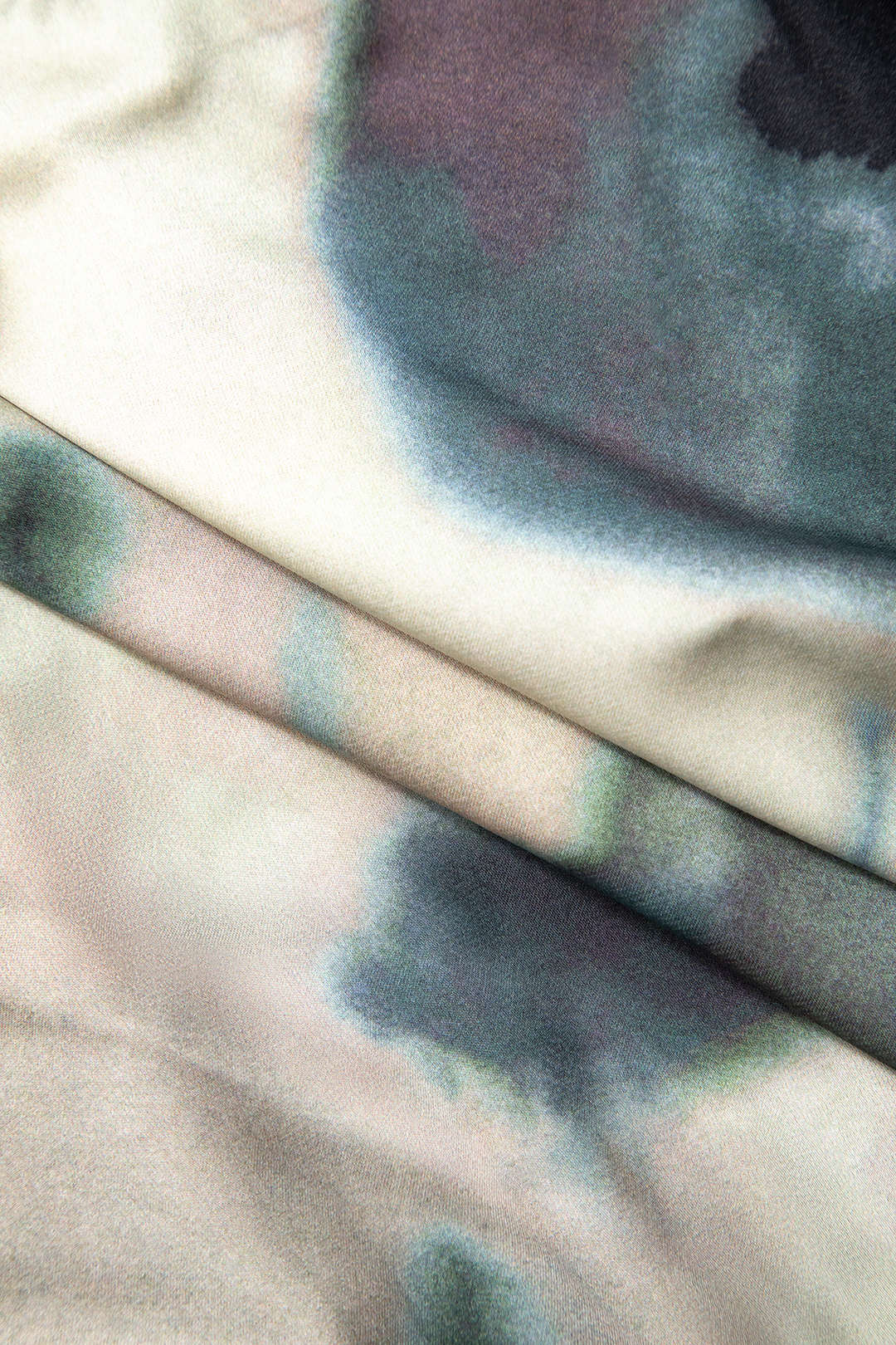 Y2K Tie Dye V-Neck Satin Blouse with Fitted Waist for Trendy Aesthetic Outfits Y2K Tie Dye V-Neck Satin Blouse with Fitted Waist for Trendy Aesthetic Outfits