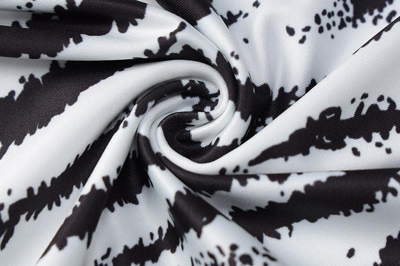 Zebra Print Cowl Neck Backless Slit Midi Dress - Y2K Fashion Statement Piece Zebra Print Cowl Neck Backless Slit Midi Dress - Y2K Fashion Statement Piece