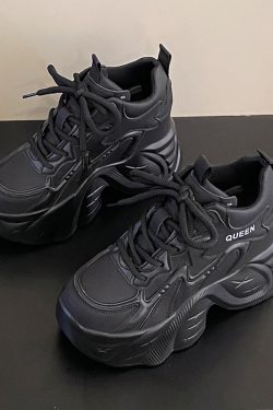 10cm Height-Increasing Dad Shoes for Women - Spring 2025 Thick-Soled Casual Sneakers for Short Stature, Trendy Little White Shoes