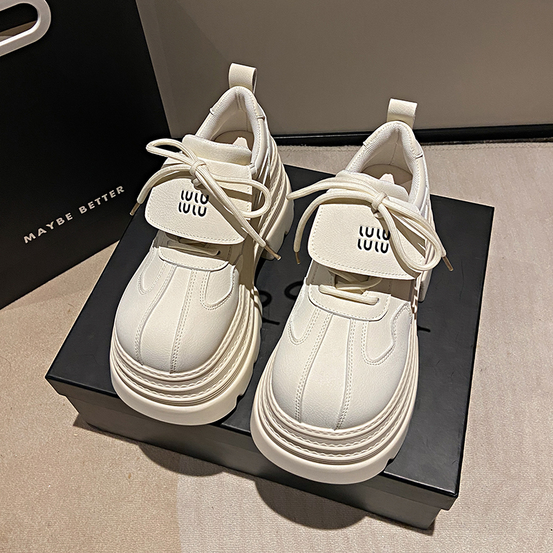 10cm Thick-Soled Platform Loafers for Women - 2025 Spring Retro British College Style Versatile Low-Height Flats 10cm Thick-Soled Platform Loafers for Women - 2025 Spring Retro British College Style Versatile Low-Height Flats