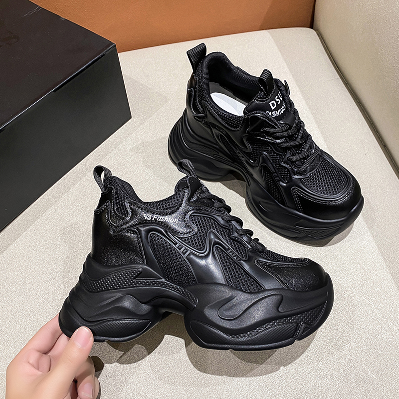 2024 Spring Women's Platform Dad Sneakers - Versatile High Heel Shoes for Short Women, Trendy Casual Footwear 2024 Spring Women's Platform Dad Sneakers - Versatile High Heel Shoes for Short Women, Trendy Casual Footwear