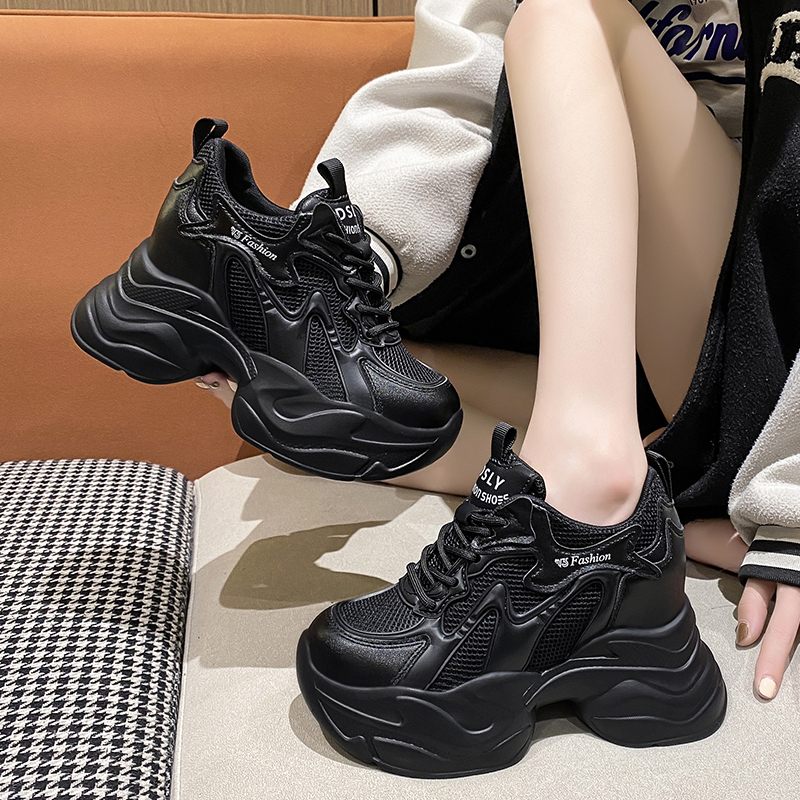 2024 Spring Women's Platform Dad Sneakers - Versatile High Heel Shoes for Short Women, Trendy Casual Footwear 2024 Spring Women's Platform Dad Sneakers - Versatile High Heel Shoes for Short Women, Trendy Casual Footwear