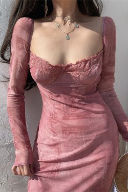 2024 Spring/Summer Fairy Dress - French Lace Corset-Style Bodycon Dress for Women - Sexy Vacation Outfit