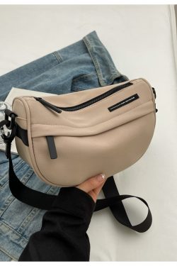2025 Autumn Canvas Small Crossbody Bag for Women - Korean Style Casual Shoulder Pillow Bag, Versatile Fashion Accessory
