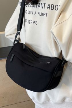 2025 Autumn Canvas Small Crossbody Bag for Women - Korean Style Casual Shoulder Pillow Bag, Versatile Fashion Accessory