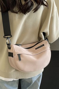 2025 Autumn Canvas Small Crossbody Bag for Women - Korean Style Casual Shoulder Pillow Bag, Versatile Fashion Accessory