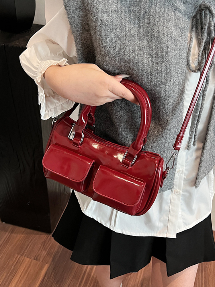 2025 French Vintage Handbag for Women - Oil Wax Leather Small Square Crossbody Bag for Spring/Summer - High-End Shoulder Bag 2025 French Vintage Handbag for Women - Oil Wax Leather Small Square Crossbody Bag for Spring/Summer - High-End Shoulder Bag