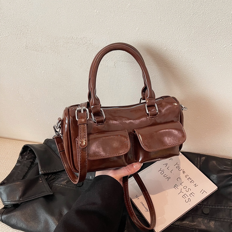 2025 French Vintage Handbag for Women - Oil Wax Leather Small Square Crossbody Bag for Spring/Summer - High-End Shoulder Bag 2025 French Vintage Handbag for Women - Oil Wax Leather Small Square Crossbody Bag for Spring/Summer - High-End Shoulder Bag
