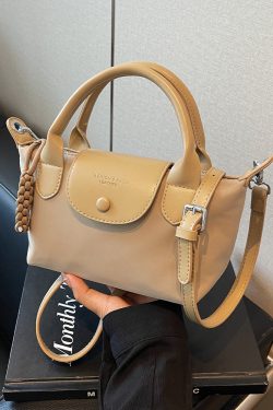 2025 Korean Minimalist Casual Bucket Bag for Women - Trendy Crossbody Shoulder Bag with Unique Niche Design