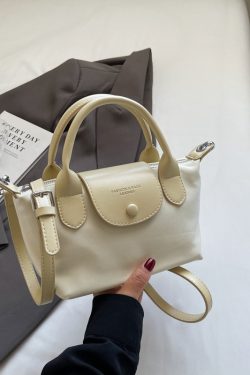 2025 Korean Minimalist Casual Bucket Bag for Women - Trendy Crossbody Shoulder Bag with Unique Niche Design