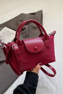 2025 Korean Minimalist Casual Bucket Bag for Women - Trendy Crossbody Shoulder Bag with Unique Niche Design