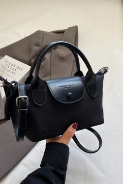 2025 Korean Minimalist Casual Bucket Bag for Women - Trendy Crossbody Shoulder Bag with Unique Niche Design