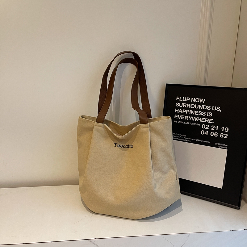 2025 Minimalist Casual Canvas Tote Bag for Women - Versatile Large Capacity Commuting Shoulder Handbag 2025 Minimalist Casual Canvas Tote Bag for Women - Versatile Large Capacity Commuting Shoulder Handbag