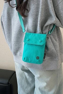 2025 Minimalist Nylon Crossbody Bag for Women - Casual Summer Small Phone Bag