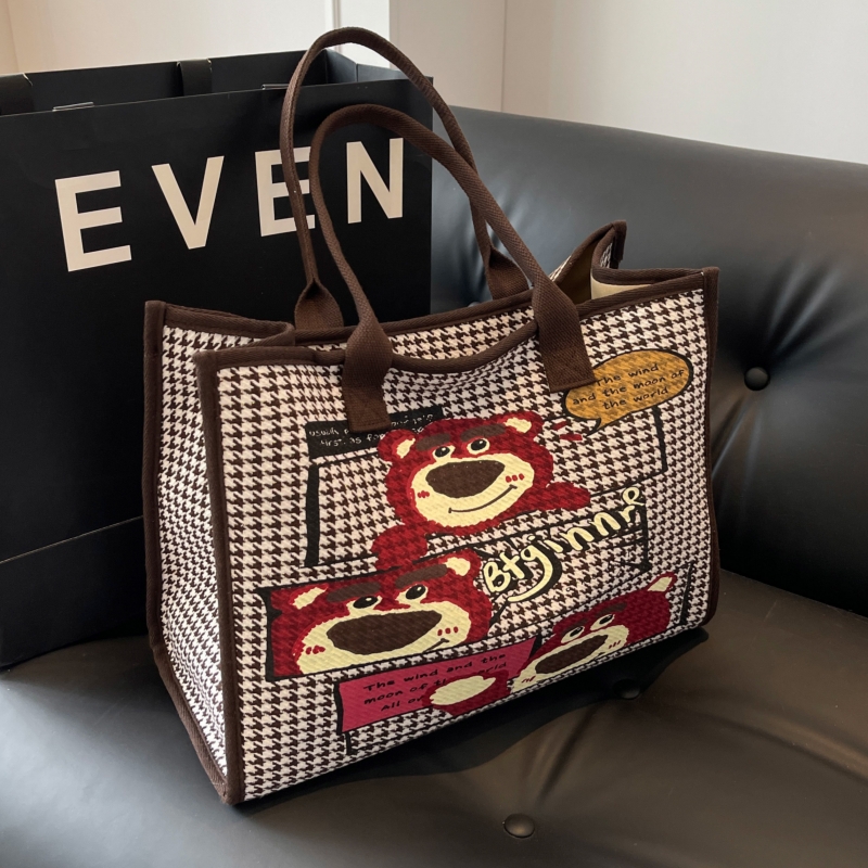 2025 New Fashion Single-Shoulder Canvas Tote Bag for Women, Large Capacity Portable Shopping and Commuting Bag 2025 New Fashion Single-Shoulder Canvas Tote Bag for Women, Large Capacity Portable Shopping and Commuting Bag