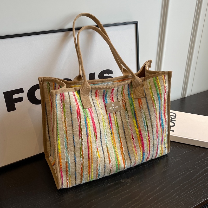 2025 New Fashion Single-Shoulder Canvas Tote Bag for Women, Large Capacity Portable Shopping and Commuting Bag 2025 New Fashion Single-Shoulder Canvas Tote Bag for Women, Large Capacity Portable Shopping and Commuting Bag