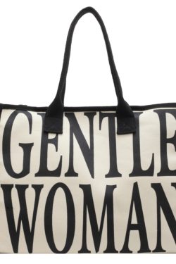 2025 New Fashion Single-Shoulder Canvas Tote Bag for Women, Large Capacity Portable Shopping and Commuting Bag