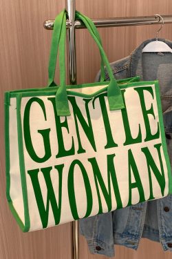 2025 New Fashion Single-Shoulder Canvas Tote Bag for Women, Large Capacity Portable Shopping and Commuting Bag