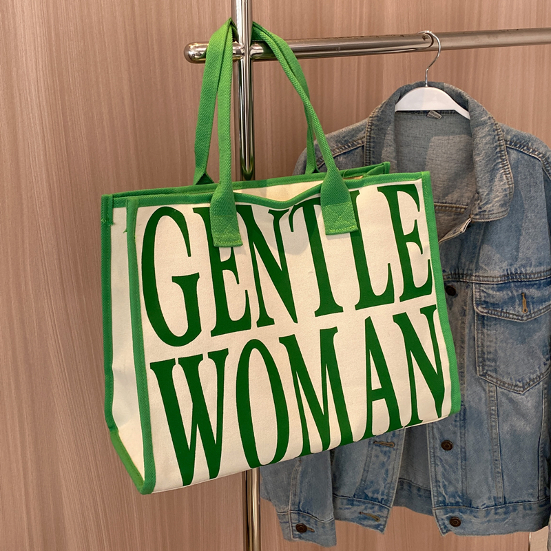 2025 New Fashion Single-Shoulder Canvas Tote Bag for Women, Large Capacity Portable Shopping and Commuting Bag 2025 New Fashion Single-Shoulder Canvas Tote Bag for Women, Large Capacity Portable Shopping and Commuting Bag