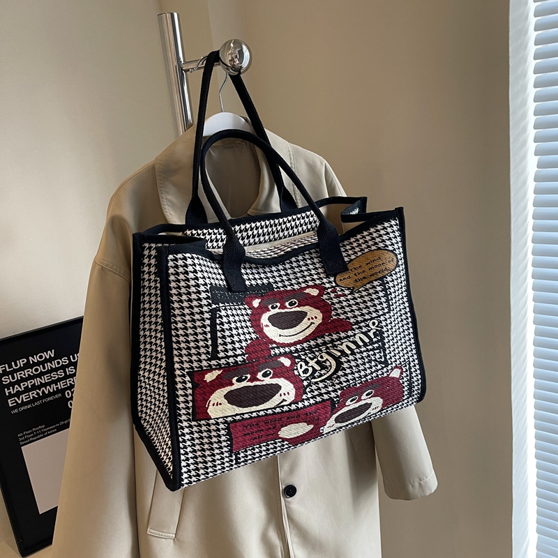 2025 New Fashion Single-Shoulder Canvas Tote Bag for Women, Large Capacity Portable Shopping and Commuting Bag 2025 New Fashion Single-Shoulder Canvas Tote Bag for Women, Large Capacity Portable Shopping and Commuting Bag