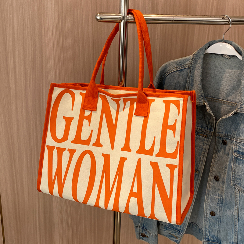 2025 New Fashion Single-Shoulder Canvas Tote Bag for Women, Large Capacity Portable Shopping and Commuting Bag 2025 New Fashion Single-Shoulder Canvas Tote Bag for Women, Large Capacity Portable Shopping and Commuting Bag