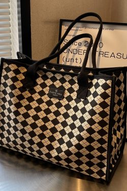 2025 New Fashion Single-Shoulder Canvas Tote Bag for Women, Large Capacity Portable Shopping and Commuting Bag