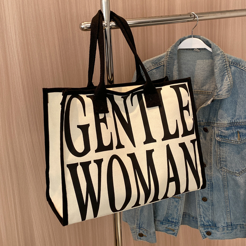 2025 New Fashion Single-Shoulder Canvas Tote Bag for Women, Large Capacity Portable Shopping and Commuting Bag 2025 New Fashion Single-Shoulder Canvas Tote Bag for Women, Large Capacity Portable Shopping and Commuting Bag