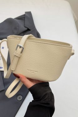 2025 New Minimalist Zipper Bucket Bag for Women - High-End Shoulder Crossbody Phone Bag, Summer Fashion Essential