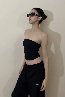 2025 New Style Pure Desire Sexy Fitness Elastic Tube Top Bustier for Women – Vacation Ready Base Layer Top