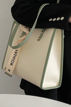 2025 Niche Shoulder Tote Bag for Women - Versatile Large Capacity Commuter Bag for College with Chic High-End Style