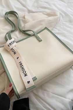 2025 Niche Shoulder Tote Bag for Women - Versatile Large Capacity Commuter Bag for College with Chic High-End Style