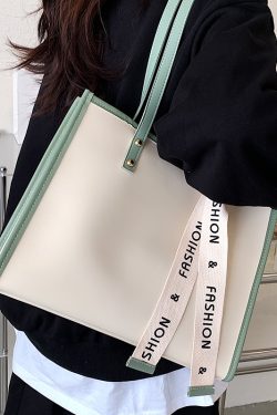 2025 Niche Shoulder Tote Bag for Women - Versatile Large Capacity Commuter Bag for College with Chic High-End Style