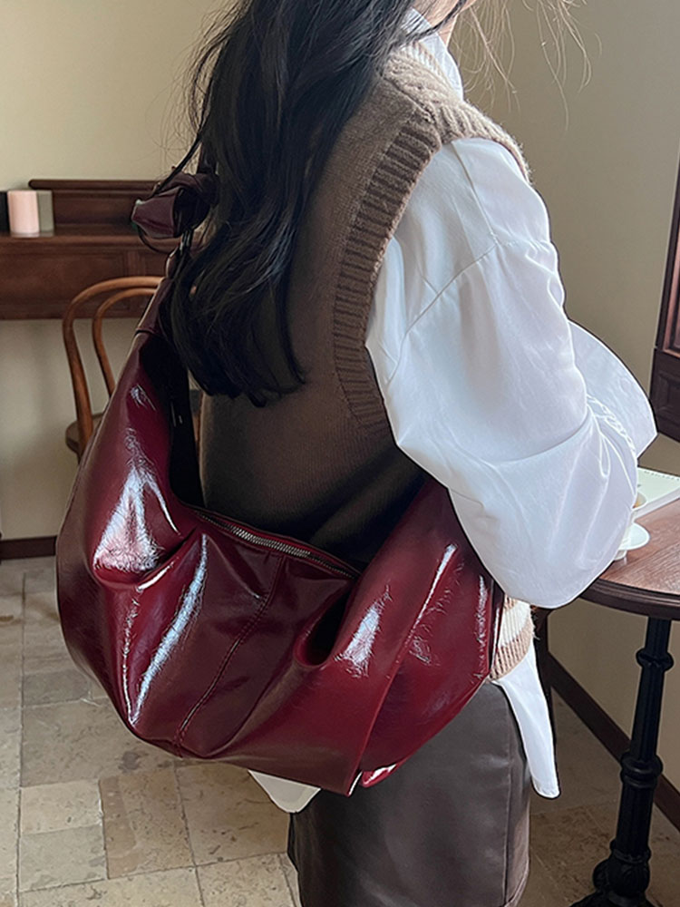 2025 Retro Fashion Large Capacity Dumpling Bag for Women - Minimalist Versatile High-End Shoulder Bag 2025 Retro Fashion Large Capacity Dumpling Bag for Women - Minimalist Versatile High-End Shoulder Bag