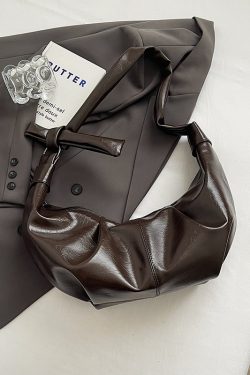 2025 Retro Fashion Large Capacity Dumpling Bag for Women - Minimalist Versatile High-End Shoulder Bag