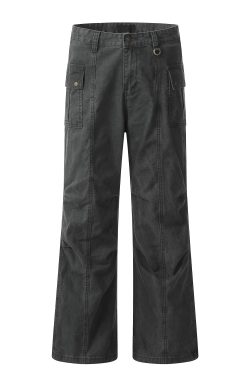 2025 Spring Minimalist Commuter Straight Leg Casual Pants for Men and Women - Loose Versatile Floor-Length Design