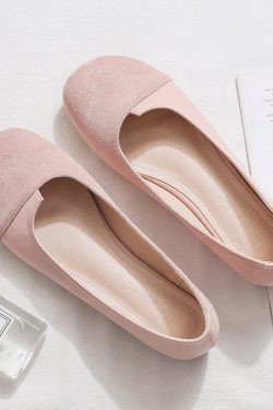 2025 Spring Sheepskin Women's Loafers - Shallow Mouth, Versatile Flat Fairy Style Evening Shoes