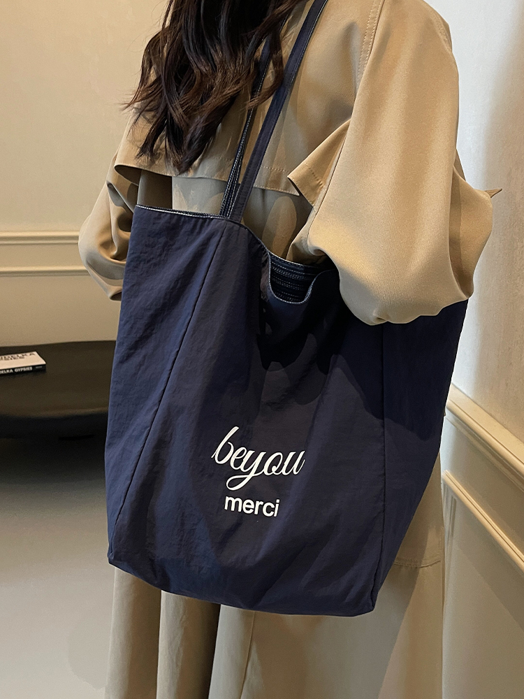 2025 Spring Summer Striped Canvas Shoulder Tote Bag - Cute Large Capacity Casual Commuting Bag for Women 2025 Spring Summer Striped Canvas Shoulder Tote Bag - Cute Large Capacity Casual Commuting Bag for Women