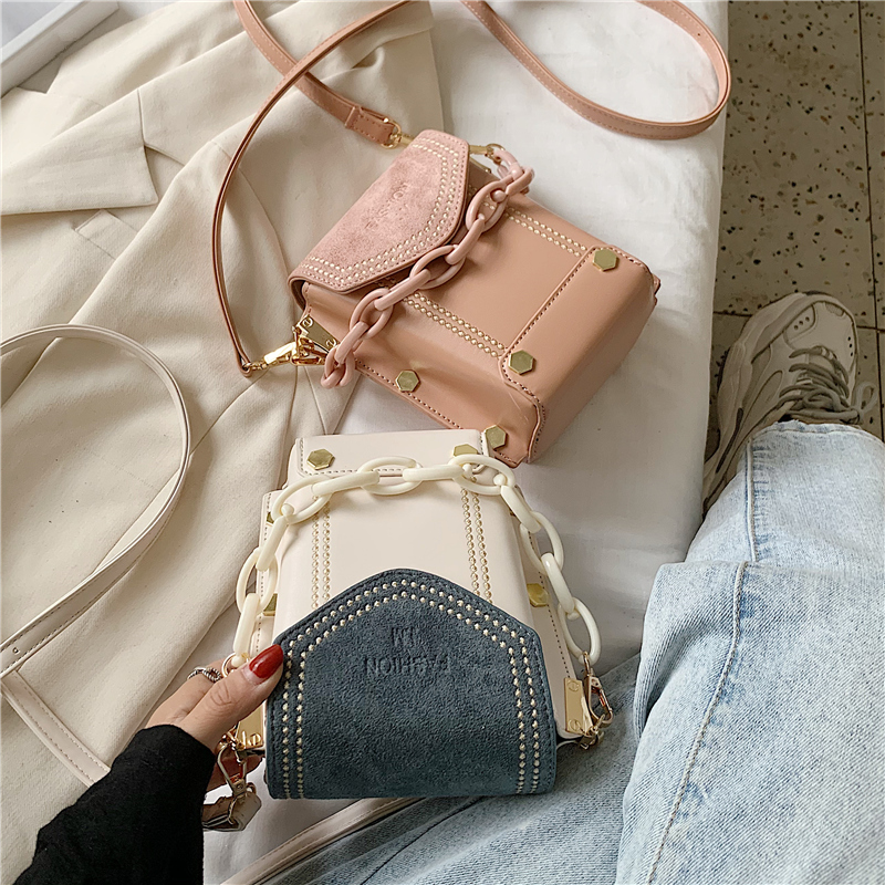 2025 Spring/Summer Women's Color-Blocking Crossbody Bag - Versatile Small Square Handbag for High-End Fashion 2025 Spring/Summer Women's Color-Blocking Crossbody Bag - Versatile Small Square Handbag for High-End Fashion