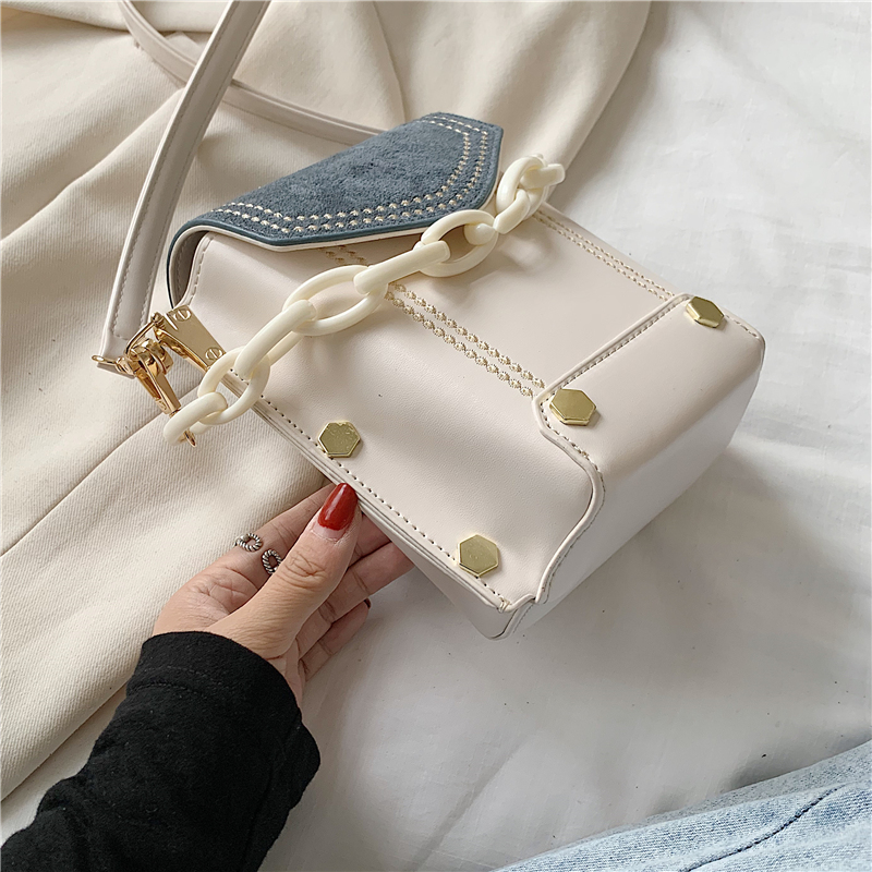 2025 Spring/Summer Women's Color-Blocking Crossbody Bag - Versatile Small Square Handbag for High-End Fashion 2025 Spring/Summer Women's Color-Blocking Crossbody Bag - Versatile Small Square Handbag for High-End Fashion