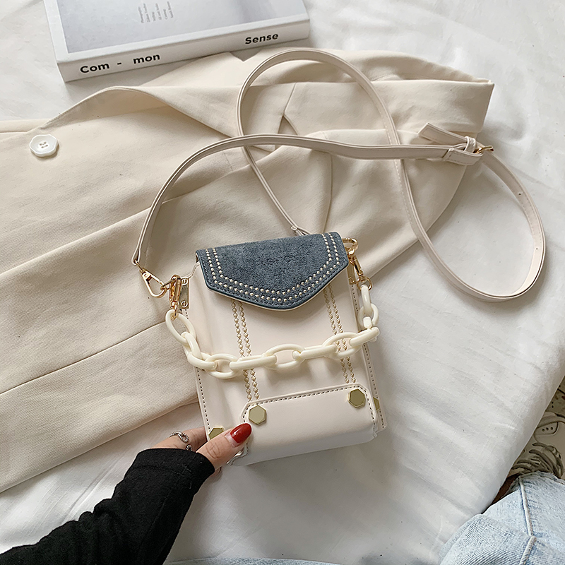 2025 Spring/Summer Women's Color-Blocking Crossbody Bag - Versatile Small Square Handbag for High-End Fashion 2025 Spring/Summer Women's Color-Blocking Crossbody Bag - Versatile Small Square Handbag for High-End Fashion