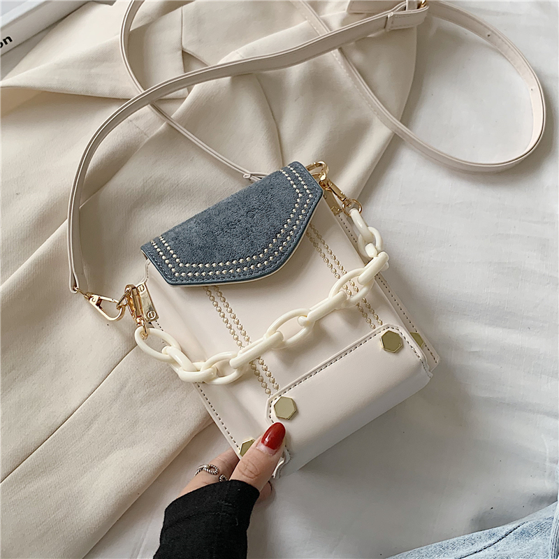 2025 Spring/Summer Women's Color-Blocking Crossbody Bag - Versatile Small Square Handbag for High-End Fashion 2025 Spring/Summer Women's Color-Blocking Crossbody Bag - Versatile Small Square Handbag for High-End Fashion
