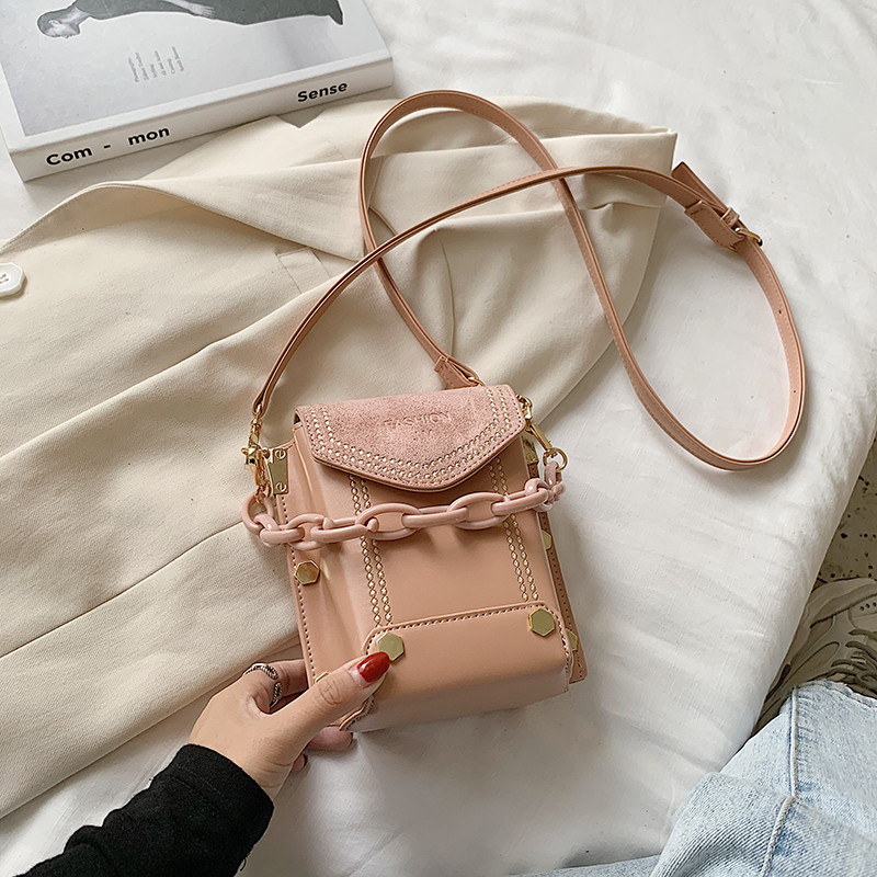 2025 Spring/Summer Women's Color-Blocking Crossbody Bag - Versatile Small Square Handbag for High-End Fashion 2025 Spring/Summer Women's Color-Blocking Crossbody Bag - Versatile Small Square Handbag for High-End Fashion