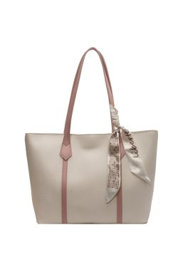 2025 Spring/Summer Women's Minimalist Large Capacity Bucket Bag - Versatile Casual Shoulder Bag for Commuters, Niche Fashion Style