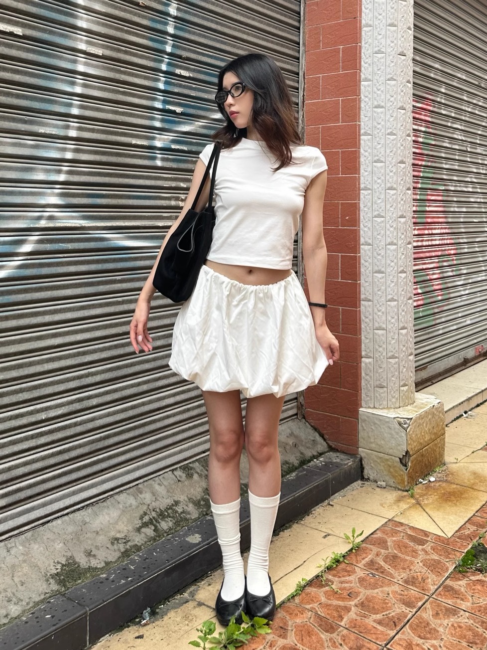 2025 Summer Ballet Girl Style White Versatile Skirt for Women - Flattering Lengthening Design for Elegant Looks 2025 Summer Ballet Girl Style White Versatile Skirt for Women - Flattering Lengthening Design for Elegant Looks