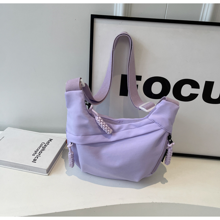 2025 Summer Candy Color Nylon Shoulder Dumpling Bag for Women, Large Capacity Versatile Crossbody Chest Bag 2025 Summer Candy Color Nylon Shoulder Dumpling Bag for Women, Large Capacity Versatile Crossbody Chest Bag